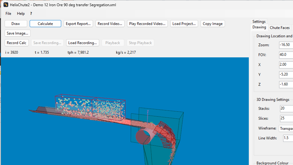 Calculation, recording and playback controls